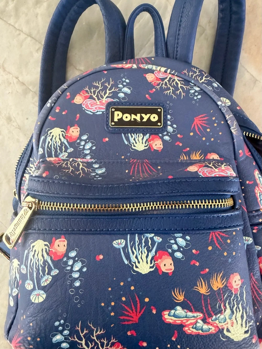 Extremely Rare Loungefly Gibli Studios Ponyo Mini Backpack